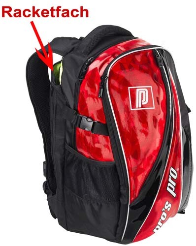 Rucsac Tenis Rosu Metalic L105